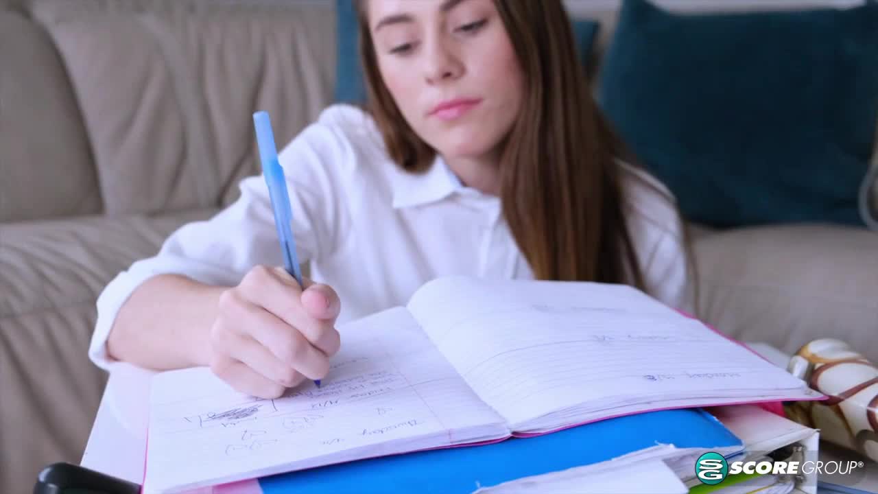 Watch Schoolgirl MacKenzie Mace masturbate her pussy after she finish homework porn video - Watch Full HD Video Stream Online on ePornOne.