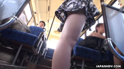 Naughty hot gangbang during a bus trip for Marin Yuuki