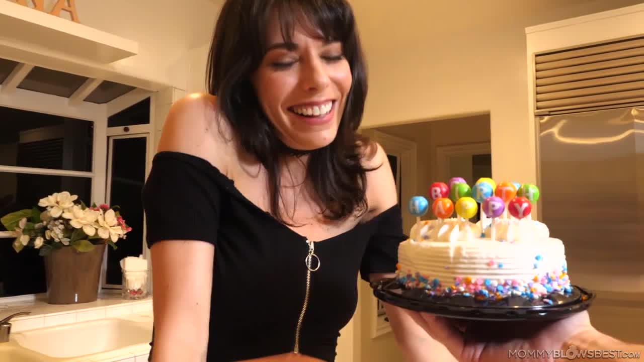 Watch Brunette Lexi Foxy licks birthday cake off her stepson's big hard dick porn video - Watch Full HD Video Stream Online on ePornOne.