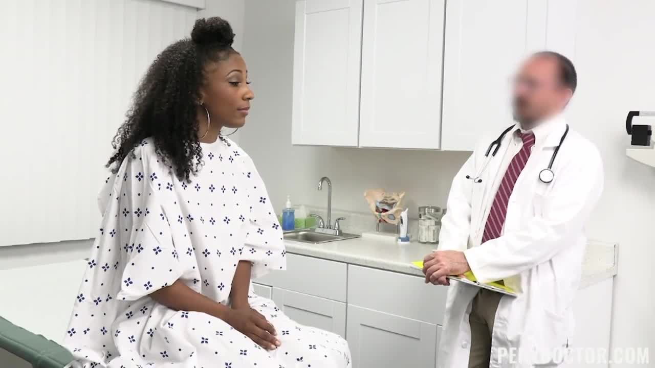 Watch Gorgeous ebony babe Olivia Jayy pays her doctor's fees with a blowjob porn video - Watch Full HD Video Stream Online on ePornOne.