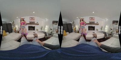 Leggy teen Sera Ryder getting her sweet twat dicked from behind in VR