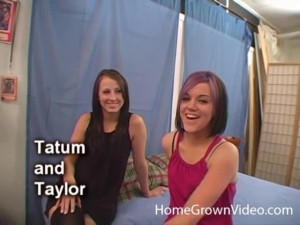 Two hot babes Tatum And Taylor Spread And Jerk Each Other