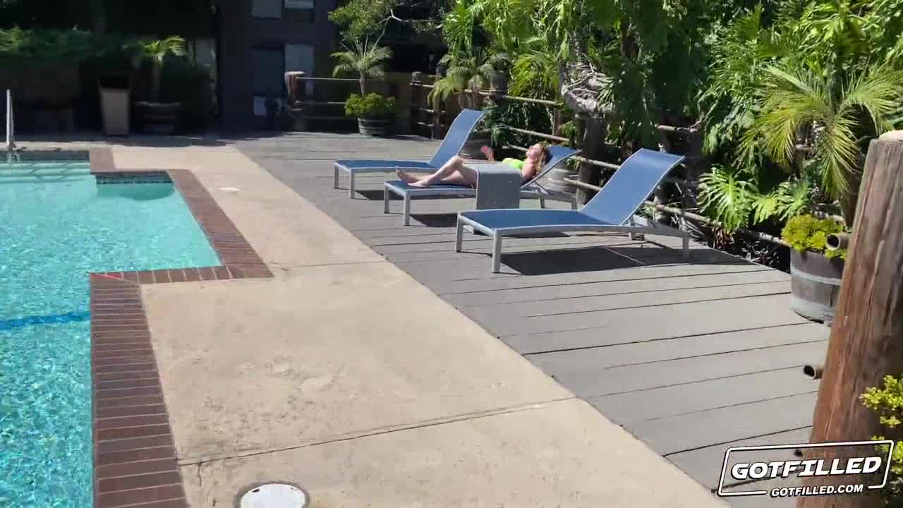 Watch Eliza Eves loses her yellow bikini by the pool and enjoys a huge pipe porn video - Watch Full HD Video Stream Online on ePornOne.