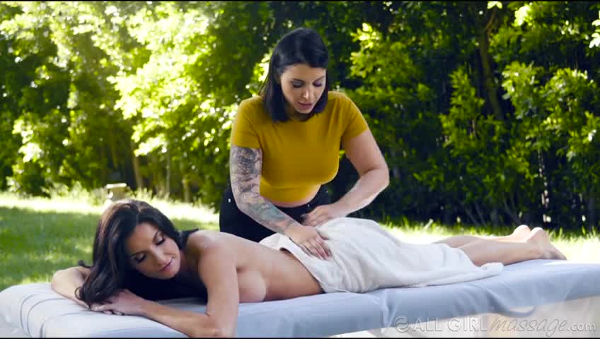 Watch Ivy Lebelle fucks Silvia Saige after outdoor massage porn video - Watch Full HD Video Stream Online on ePornOne.