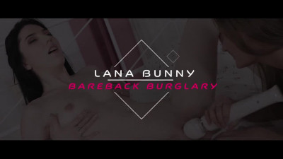 Cute Lana Bunny sucks off and fucks a burglar