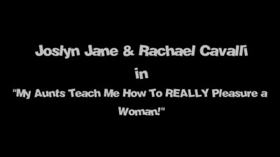 Joslyn Jane uses a hitachi on Rachael Cavalli