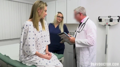 Stunning blonde Kyler Quinn gets screwed by old doctor