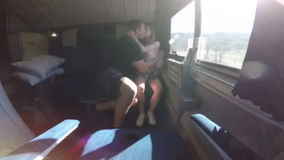 Catarina Petrov has POV sex with BF in the train