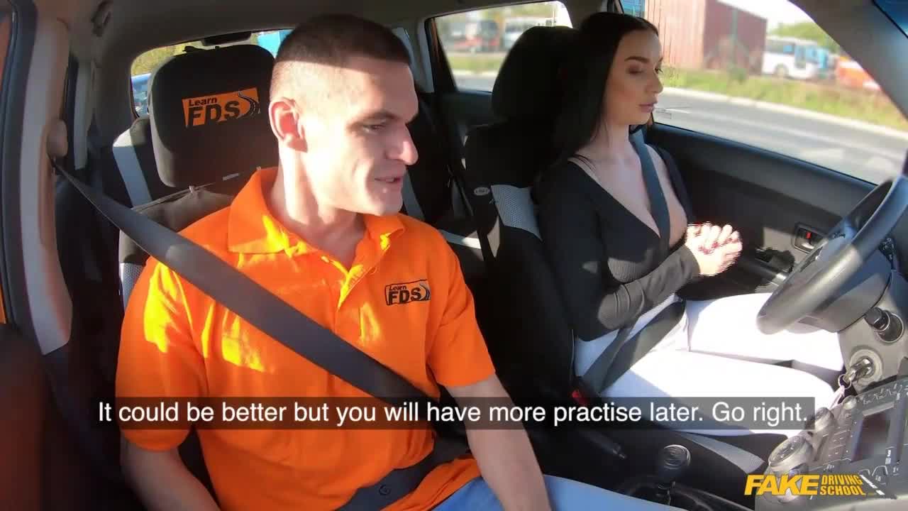 Watch Gorgeous brunette babe Lady Gang fucked hard by her driving instructor porn video - Watch Full HD Video Stream Online on ePornOne.