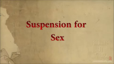 Suspension bondage for sex