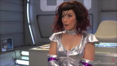 Ingrid Mouth dressed as star trek crew fucks