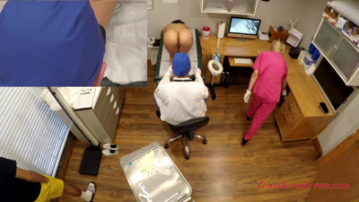 Michelle Anderson getting her pussy checked at the gyno