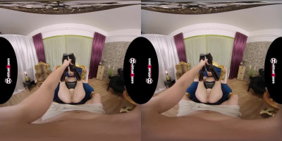 Skinny fetish girls got her pussy fisted on VR