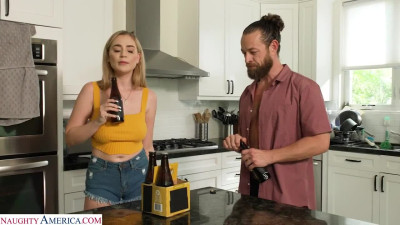 Sexy blonde babe Blake Blossom seduces and fucks her neighbor