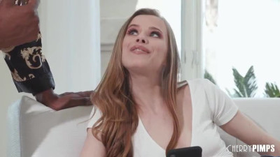 Jillian Janson sucking and fucking a black cock