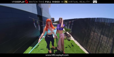 3some Adventure With NAMI AND NICO In ONE PIECE XXX VR