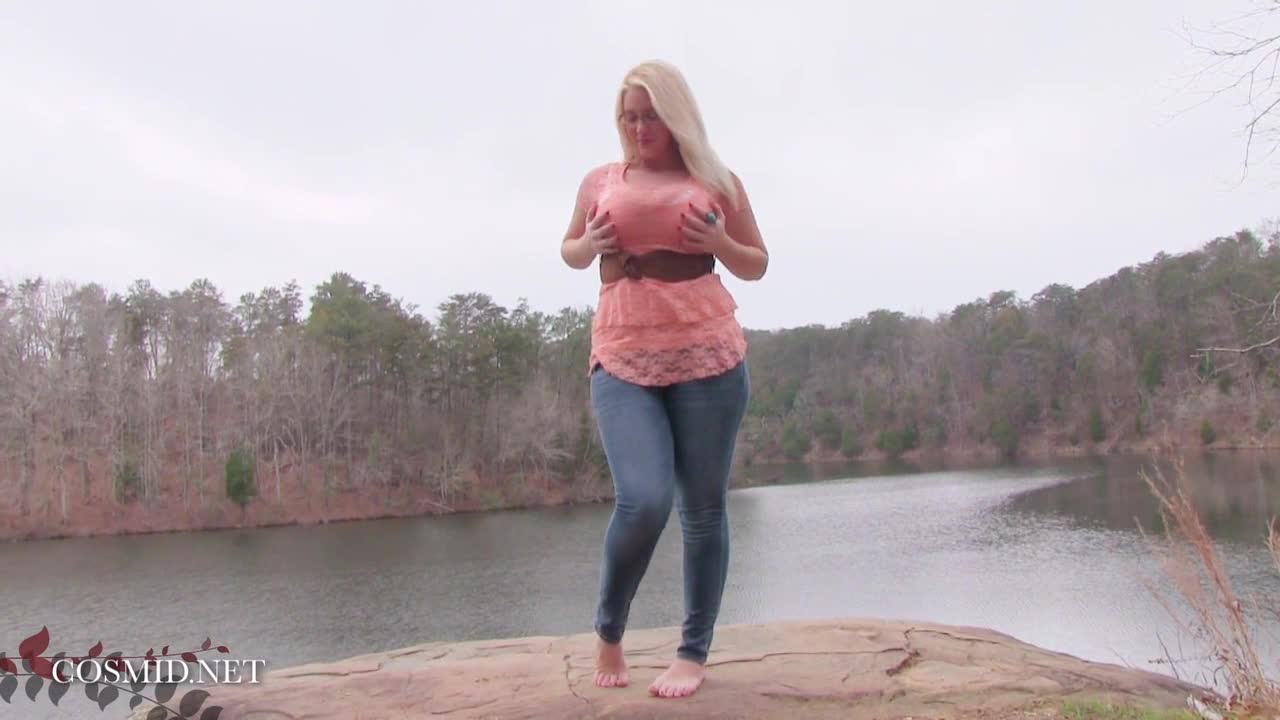 Watch Huge titted blonde Raquel Stoops loves being nude outside by the lake porn video - Watch Full HD Video Stream Online on ePornOne.