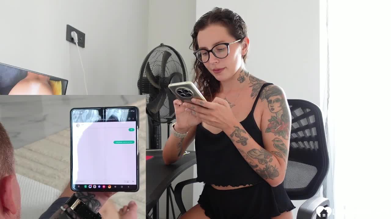 Watch Tattooed brunette cutie gets her pussy eaten and fucked porn video - Watch Full HD Video Stream Online on ePornOne.