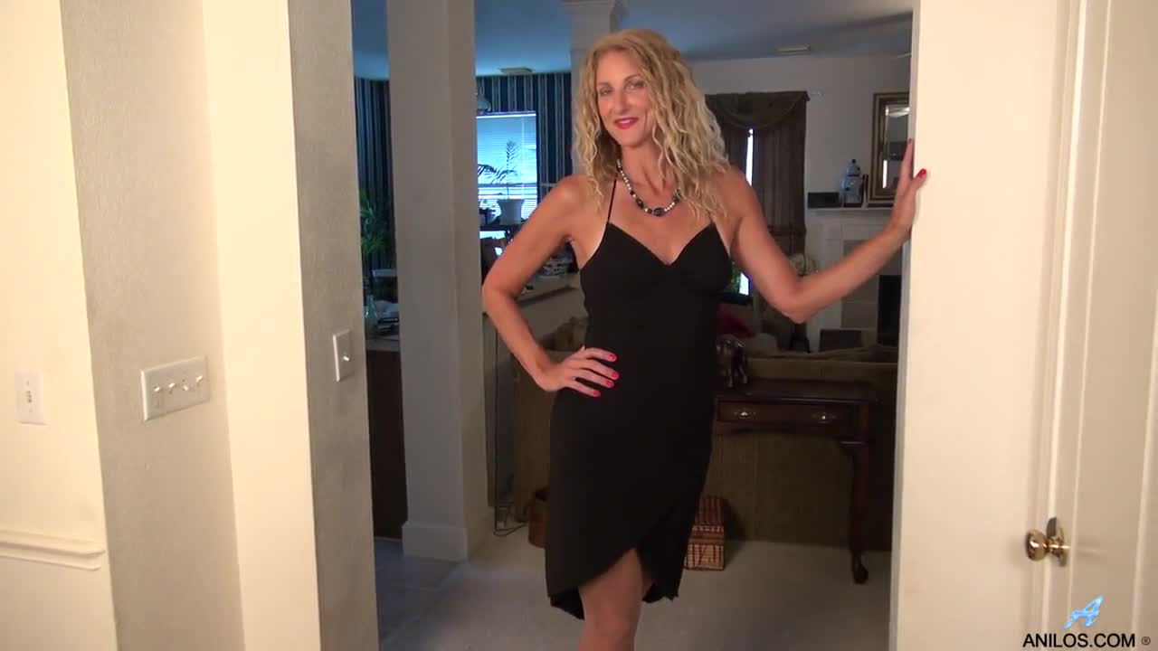 Watch Fit blonde MILF Zoe Marks strips off her black dress and masturbates porn video - Watch Full HD Video Stream Online on ePornOne.