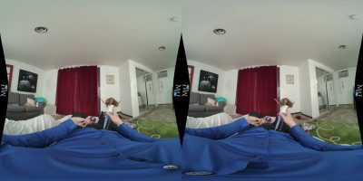 Lauren Pixie sucks and fucks a cock in 3d vr